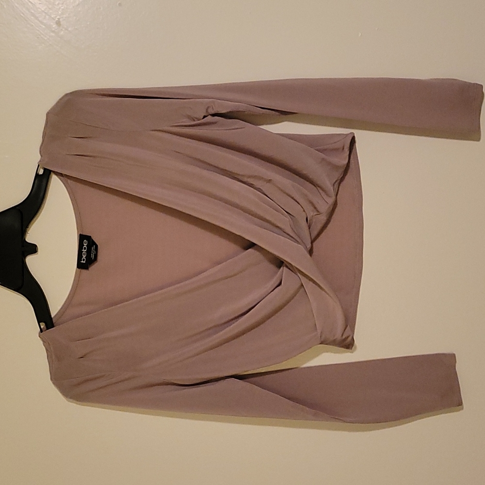 Women's Bebe crop top blouse (S/P)